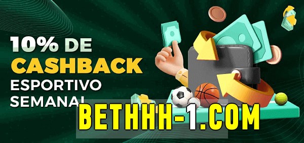 10% de bônus de cashback na bethhh 